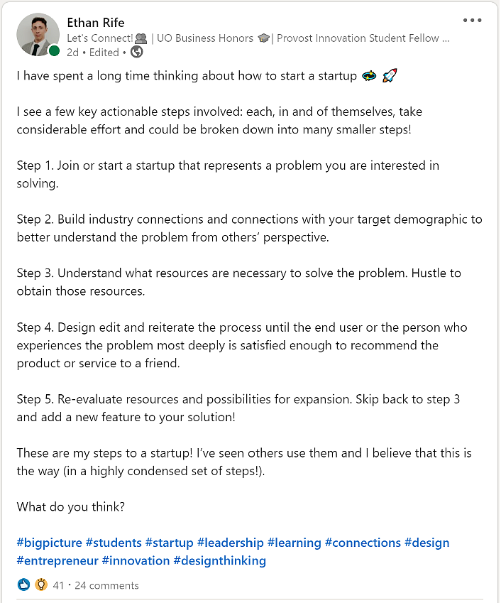 Ethan Rife LinkedIn